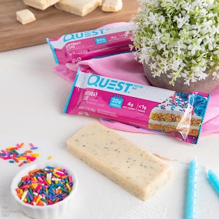 Foto 4 | Foto 4 | Tarta De Cumpleaños Protein Bars Quest 20 G De Proteína 4 G De Carbohidratos 4 Unidades - Venta Internacional.