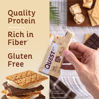Foto 3 | Foto 3 | Barras De Proteína Quest Nutrition S'mores 21 G De Proteína 12 Unidades - Venta Internacional.
