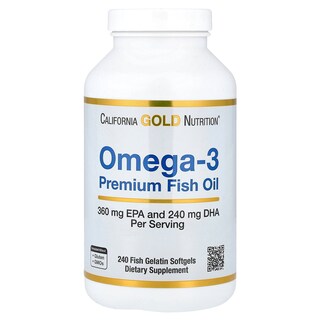Foto 1 | Foto 1 | Suplemento De Aceite De Pescado Omega-3 De California Gold Nutrition 240 Cápsulas Blandas - Venta Internacional.