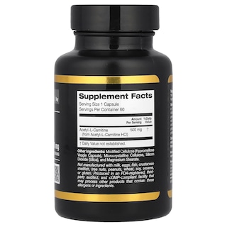 Foto 2 | Foto 2 | Suplemento De Acetil-l-carnitina De California Gold Nutrition 500 Mg - Venta Internacional.