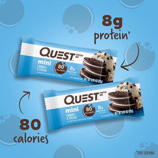 Foto 2 | Foto 2 | Mini Galletas Y Crema Protein Bars Quest Nutrition 14 Unidades - Venta Internacional.