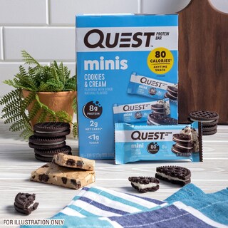 Foto 4 | Foto 4 | Mini Galletas Y Crema Protein Bars Quest Nutrition 14 Unidades - Venta Internacional.