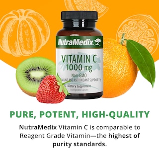 Foto 6 | Foto 6 | Suplemento NutraMedix Vitamina C 1000 mg 120 Cápsulas - Venta Internacional