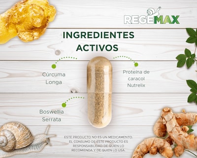 Foto 4 | Foto 4 | Cápsulas + Bálsamo Herbal Kit Regemax de 120 Gr 3 Pack