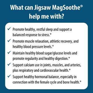Foto 6 | Foto 6 | Suplemento de Glicinato de Magnesio MagSoothe de Jigsaw Health 60 Porciones - Venta Internacional