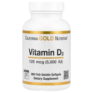 Foto 1 | Foto 1 | Suplemento De Vitamina D3 De California Gold Nutrition 125 Mcg 5000 Ui - Venta Internacional.