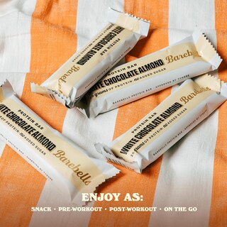Foto 4 | Foto 4 | Barra De Proteína Barebells Chocolate Blanco Y Almendras 20 G X 12 - Venta Internacional.
