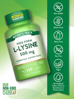 Foto 3 | Foto 3 | Suplemento Nature's Truth L-lisina 500 Mg 130 Cápsulas - Venta Internacional.