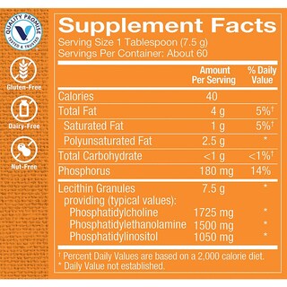 Foto 3 | Foto 3 | Gránulos De Lecitina The Vitamin Shoppe 473 Ml - Brain Support - Venta Internacional.