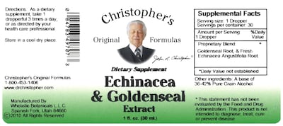 Foto 4 | Foto 4 | Suplemento De Extracto De Equinácea Y Sello De Oro De Christopher's Original Formulas 30 Ml - Venta Internacional.