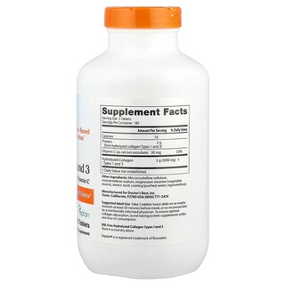 Foto 2 | Foto 2 | Suplemento Doctor's Best  Colágeno Tipos 1 Y 3  Más De 540 Tabletas De Vitamina C - Venta Internacional.