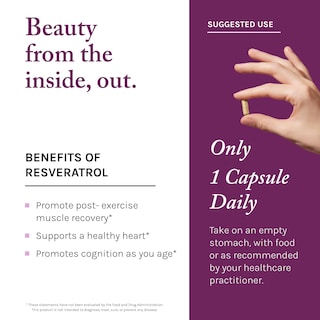 Foto 4 | Foto 4 | Suplemento Reserveage Beauty Resveratrol 100 Mg 30 Cápsulas - Venta Internacional.