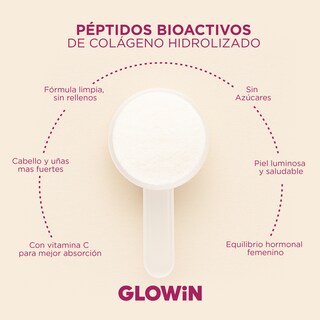 Foto 4 | Foto 4 | Glowin Valara Colágeno Hidrolizado 300 Gr - Myo Y D Chiro Inositol  Biotina  Ácido Hialurónico Y Vitamina C