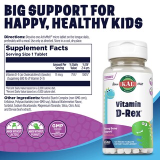 Foto 2 | Foto 2 | Vitamina D-rex Kal 120 Tabletas-Venta Internacional