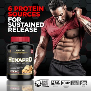 Foto 3 | Foto 3 | Batido Proteico Allmax Hexapro Fresa 907 g - Venta Internacional