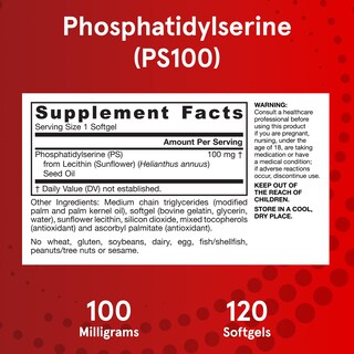 Foto 5 | Foto 5 | Suplemento Dietético Jarrow Formulas Ps100 Fosfatidilserina 100 Mg - Venta Internacional.