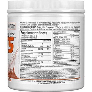 Foto 2 | Foto 2 | Bebida Energética Allmax con Aminoácidos y Cafeína Natural 210 g - Venta Internacional