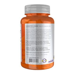 Foto 3 | Foto 3 | Suplemento Now Sports Nutrition D-Ribosa 750 mg 120 Cápsulas - Venta Internacional