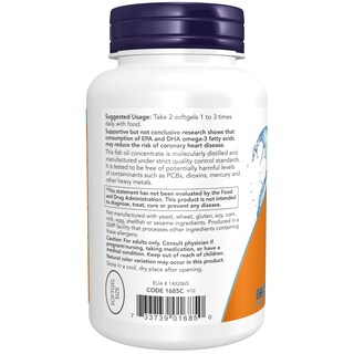 Foto 3 | Foto 3 | Omega 3 Now Foods 180 EPA/120 DHA 180 Cápsulas Blandas - Venta Internacional