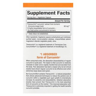 Foto 2 | Foto 2 | Suplemento Natural Factors Teracurmina 60 Mg - Venta Internacional