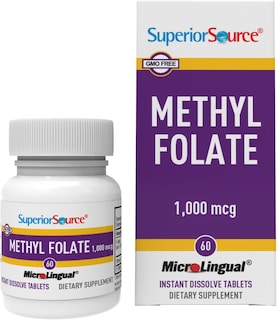 Foto 1 | Foto 1 | Metilfolato 5-MTHF Superior Source 1000 mcg 60 Tabletas - Venta Internacional