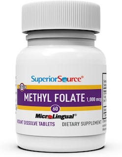 Foto 3 | Foto 3 | Metilfolato 5-MTHF Superior Source 1000 mcg 60 Tabletas - Venta Internacional