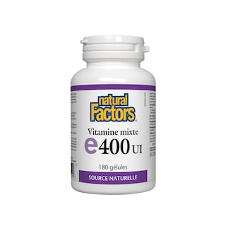 Foto 3 | Foto 3 | Suplemento Natural Factors Mezcla de Vitamina E 400 Ui 180 Cápsulas Blandas - Venta Internacional