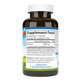 Foto 3 | Foto 3 | Suplemento Alimenticio Carlson Labs L-lisina 100 Cápsulas - Venta Internacional