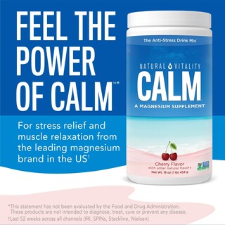 Foto 2 | Foto 2 | Suplemento de Magnesio Natural Vitality Calm Cherry 226 g- Venta Internacional