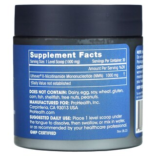 Foto 2 | Foto 2 | Polvo Nmn Prohealth Longevity Nmn Pro 30 G - Venta Internacional.