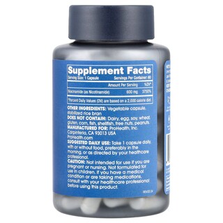 Foto 2 | Foto 2 | Suplemento Prohealth Longevity Niacinamida 600 Mg 60 Cápsulas - Venta Internacional.