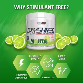 Foto 4 | Foto 4 | Polvo Para Antes Del Entrenamiento Ehp Labs Oxyshred No Estimulante 60 Porciones - Venta Internacional.