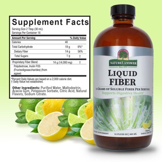 Foto 3 | Foto 3 | Suplemento Liquido Nature's Answer Fibra Limón y Lima 480 Ml - Venta Internacional
