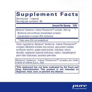 Foto 2 | Foto 2 | Suplemento Pure Encapsulations Berberine Ultrasorb 60 Cápsulas - Venta Internacional