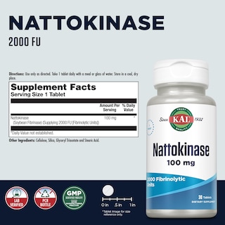 Foto 2 | Foto 2 | Suplemento Kal Nattokinase 100 Mg 30 Capsulas - Venta Internacional