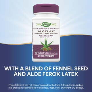 Foto 3 | Foto 3 | Suplemento Alimenticio Nature's Way Aloelax Premium Blend 100 Cápsulas - Venta Internacional