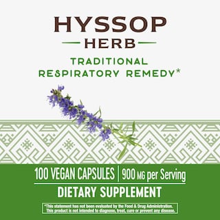 Foto 2 | Foto 2 | Suplemento Alimenticio Nature's Way Herbal Hisop Herb 100 Cápsulas - Venta Internacional