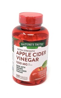 Foto 1 | Foto 1 | Suplemento De Vinagre De Sidra De Manzana Nature's Truth 1200 Mg 180 Cápsulas - Venta Internacional.