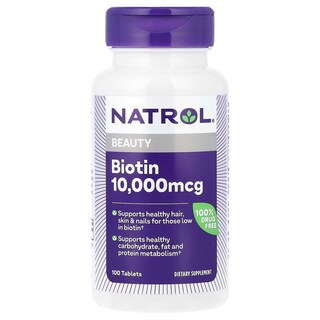 Foto 1 | Foto 1 | Suplemento De Biotina Natrol Tableta De 10000 Mcg 100 Unidades (paquete De 2) - Venta Internacional.