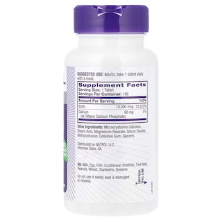 Foto 2 | Foto 2 | Suplemento De Biotina Natrol Tableta De 10000 Mcg 100 Unidades (paquete De 2) - Venta Internacional.