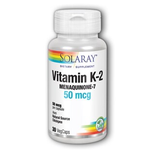 Foto 1 | Foto 1 | Venta Internacional-Suplemento Solaray con Vitamina K2 y Menaquinona-7 30 Cápsulas
