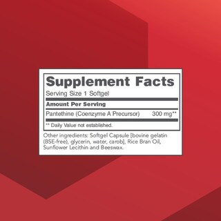 Foto 2 | Foto 2 | Suplemento de Pantetina 300 mg 60 Cápsulas Blandas - Venta Internacional