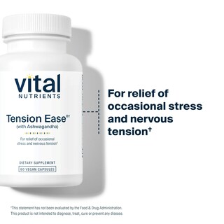 Foto 6 | Foto 6 | Suplemento Alimenticio Vital Nutrients Tension Ease 60 Cápsulas - Venta Internacional