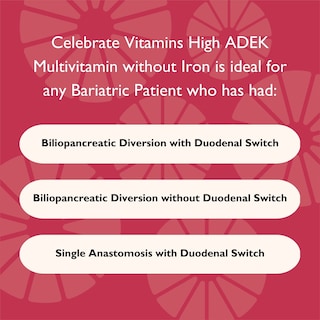 Foto 5 | Foto 5 | Suplemento Celebrate Vitamins Multi Adek Sin Hierro 180 Cápsulas - Venta Internacional.