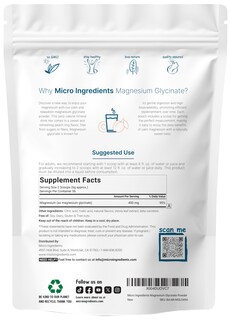 Foto 2 | Foto 2 | Microingredientes De Glicinato De Magnesio En Polvo 350 G 56 Porciones - Venta Internacional.