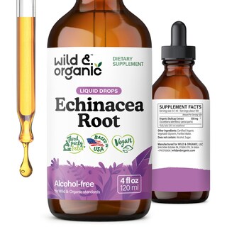 Foto 1 | Foto 1 | Suplemento De Gotas De Equinácea Orgánica Y Silvestre De 120 Ml Para Apoyar El Sistema Inmunitario - Venta Internacional.