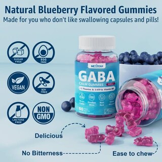 Foto 6 | Foto 6 | Suplemento De Gaba Nextdia Gummies 500 Mg De Arándanos Sin Azúcar - Venta Internacional.