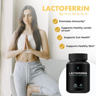Foto 3 | Foto 3 | El Suplemento De 500 Mg De Lactoferrina Humanx Apoya Una Inmunidad Saludable - Venta Internacional.