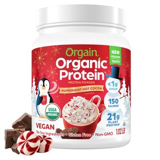 Foto 1 | Foto 1 | Proteína En Polvo Orgain Orgain Orgánica Vegana Menta Chocolate Caliente 464 G - Venta Internacional.