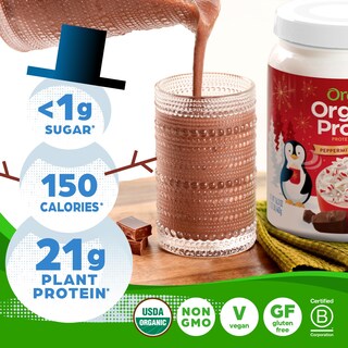 Foto 5 | Foto 5 | Proteína En Polvo Orgain Orgain Orgánica Vegana Menta Chocolate Caliente 464 G - Venta Internacional.